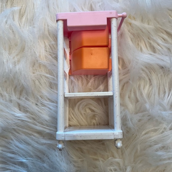 Barbie Furniture Pet Doctor Love n Care Vet Center Cart ONLY 1994 Mattel Vintage - Picture 3 of 4